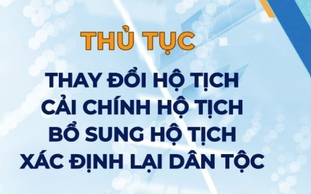 Hướng dẫn công dân thực hiện “Thủ tục thay đổi,...