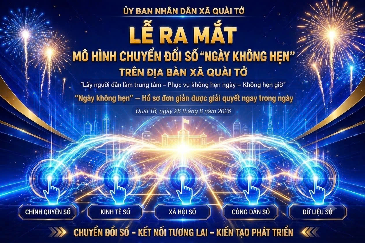 QUÀI TỞ RA MẮT MÔ HÌNH CHUYỂN ĐỔI SỐ TRONG GIẢI...